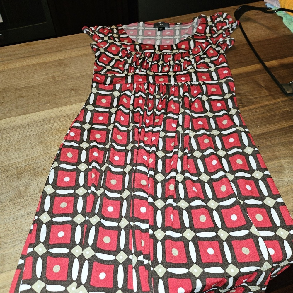 Ladies‎ Boutique Style Dress Sz S, Red/browns, Party/Wedding